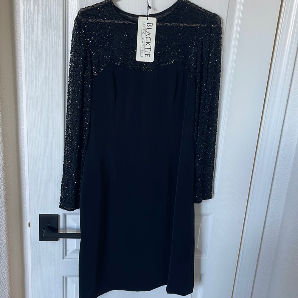 Black Beaded Dress